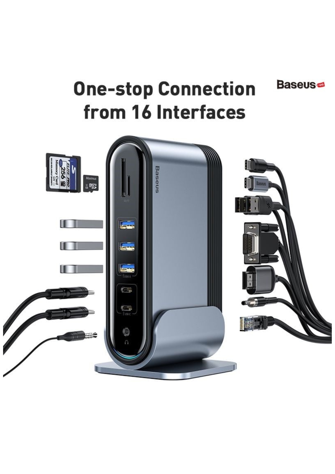 Baseus USB-C Multifunctional HUB (Large Desktop Format HUB)